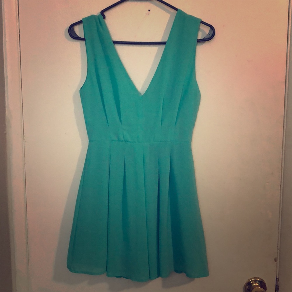 Teal semi-formal jumper